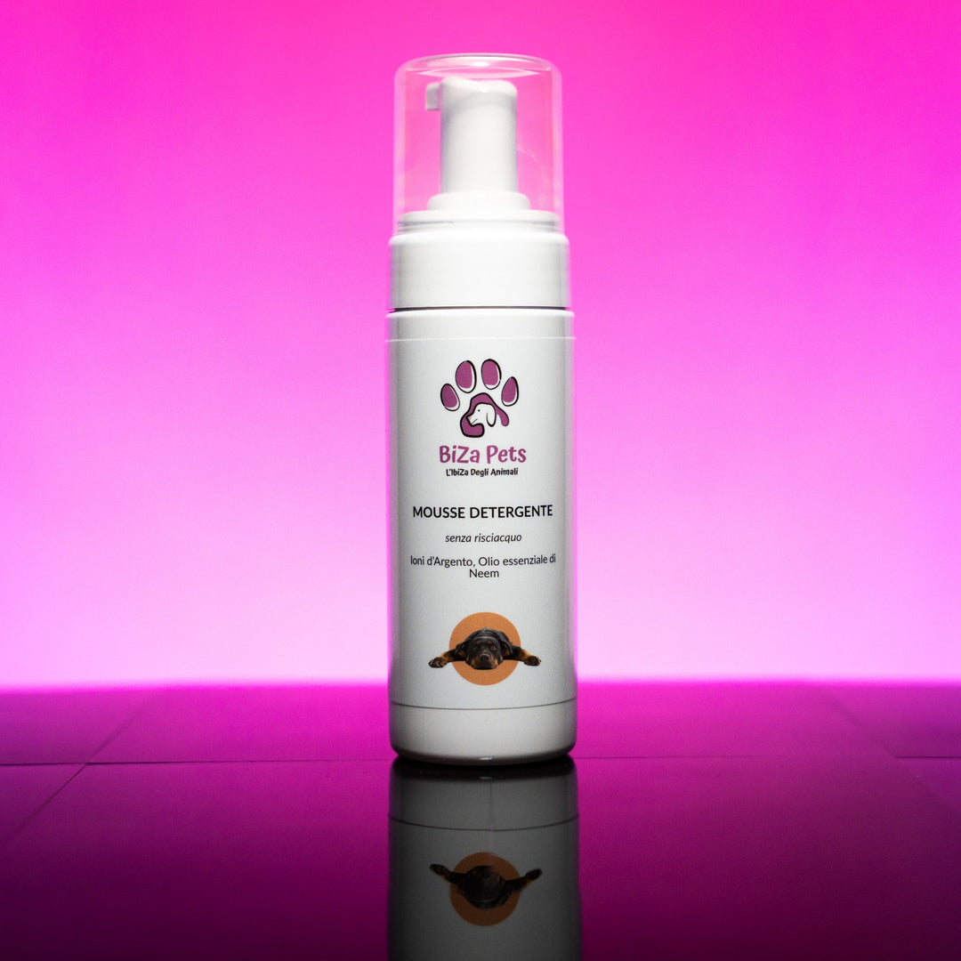 Mousse Detergente per Cani BiZa Pets – Senza Risciacquo e Naturale 150 ml-0